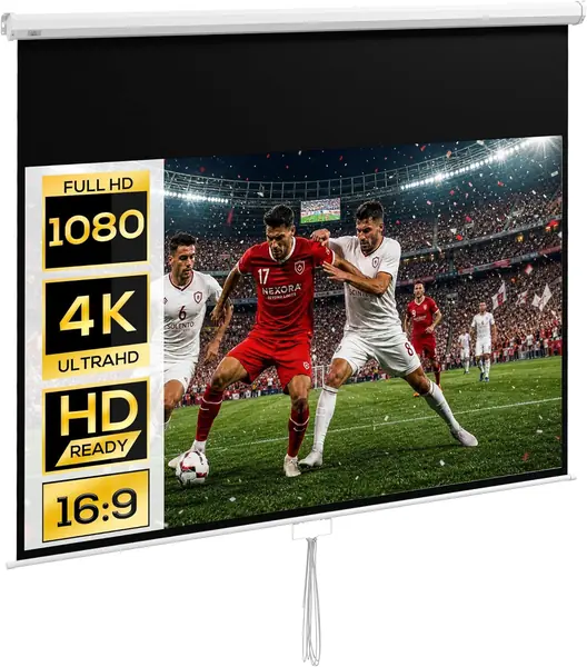 Beamer Leinwand 266 x 149 cm 120 Zoll 16:9 HD 4K