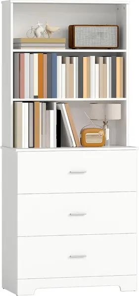 Bücherschrank 180 cm 6-stöckig Hochschrank