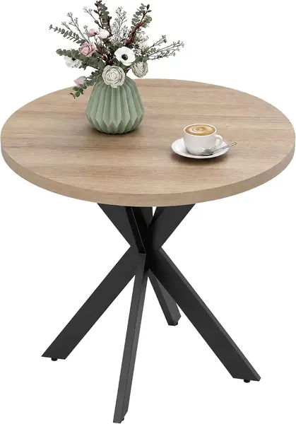Esstisch 75 x 75 cm rund Küchentisch für 2-4 Personen