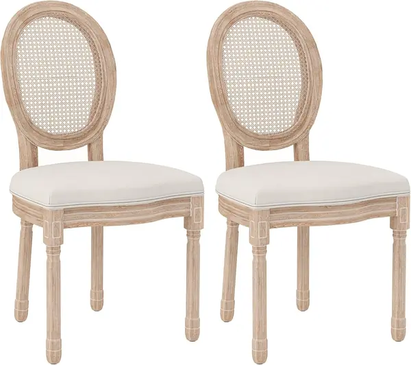 Esszimmerstühle 2er Set Küchenstuhl mit Rückenlehne
