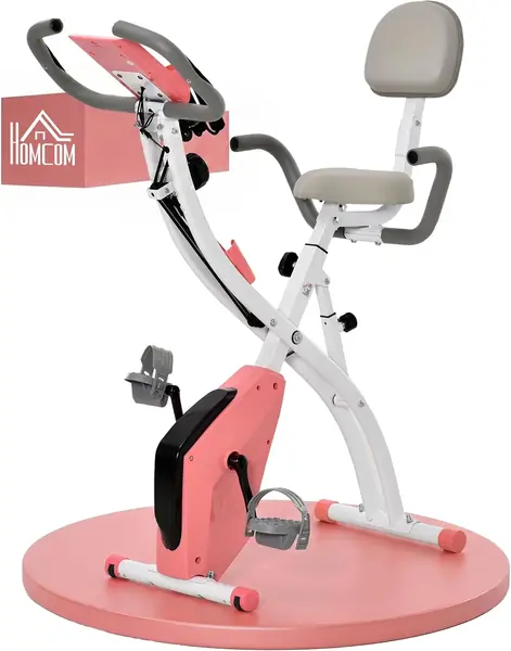 Heimtrainer 2-in-1 Fahrradtrainer mit LCD-Display