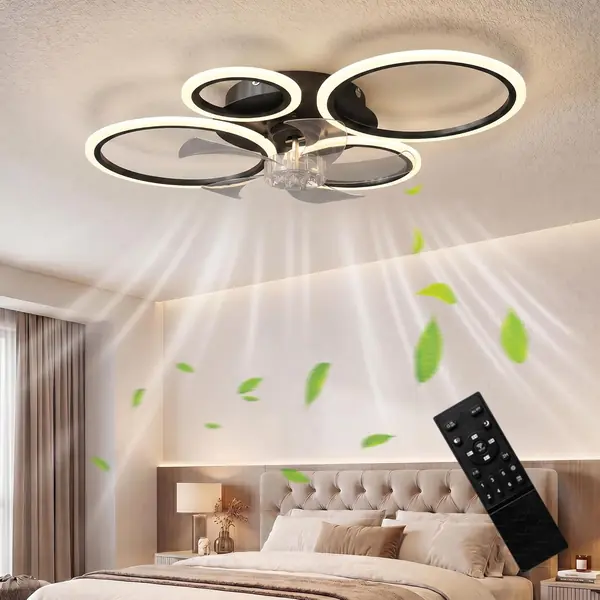 LED Deckenleuchte mit Ventilator