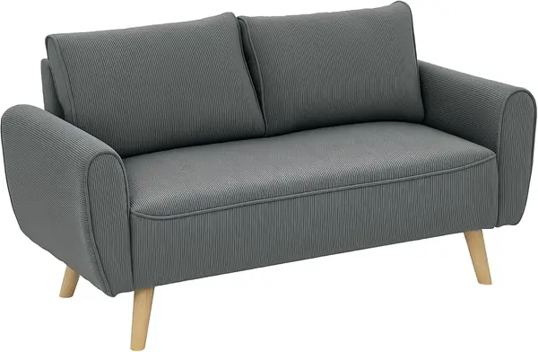 Zweisitzer Sofa mit 2 Kissen